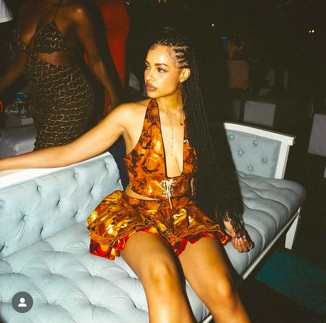 Amina Halterneck Two Piece Set